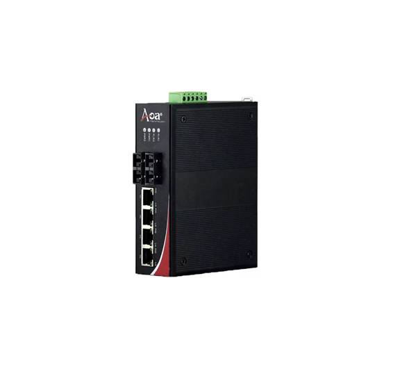 מתג תעשייתי לא מנוהל – IES3204P-SFP
