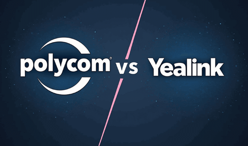 השוואה בין מותג YEALINK וPOLYCOM